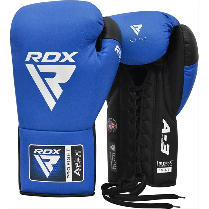 RDX APEX Competition/Fight Lace Up Gants De Boxe - Image 5