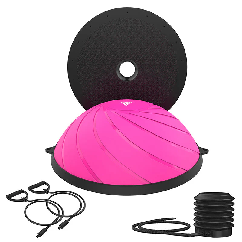 RDX TP Balance Trainer Demi-ballon Pour Yoga Avec Tubes De Résistance Et Pompe à Air - Image 5