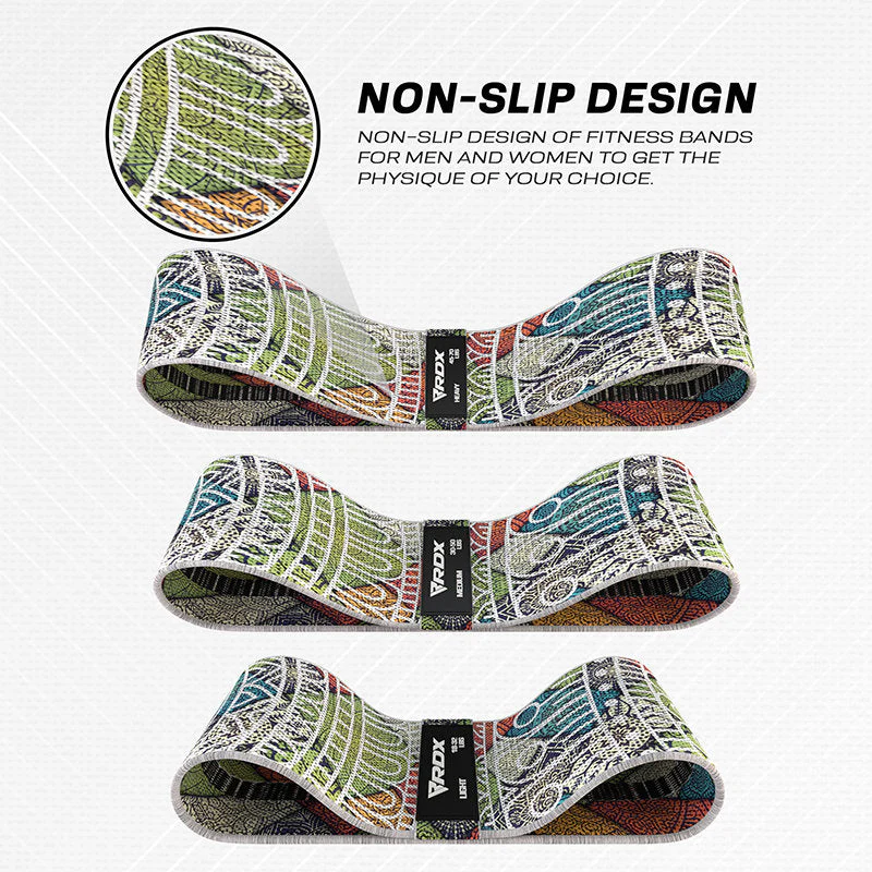 RDX CF Bandes de résistance en tissu pour le fitness - Image 3