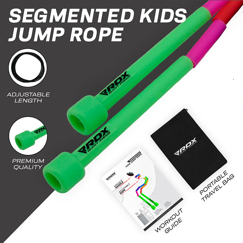 RDX BR Corde À Sauter Pour Enfants De 3 Mètres En Nylon Tressé - Image 8