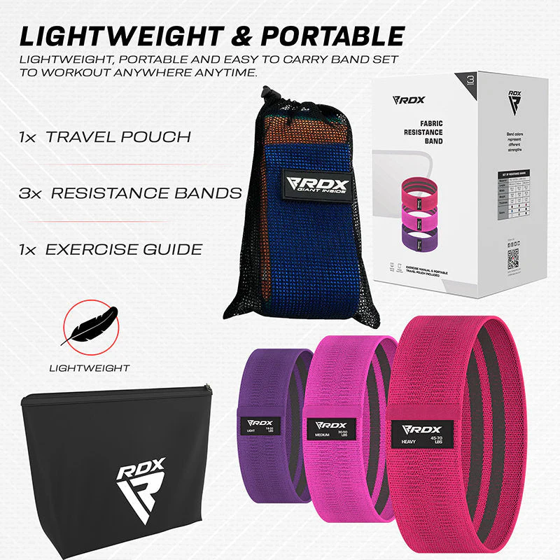 RDX CP Bandes De Résistance En Tissu Pour Le Fitness - Image 5
