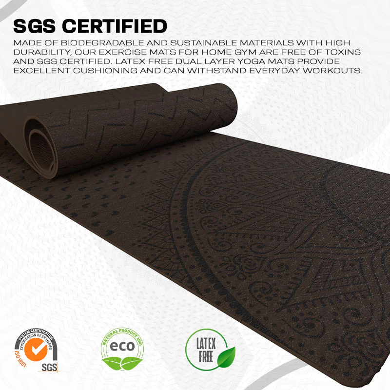 RDX D1 6mm Tapis De Yoga En Caoutchouc TPE - Image 5