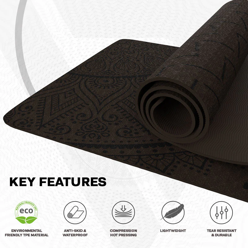 RDX D1 6mm Tapis De Yoga En Caoutchouc TPE - Image 7