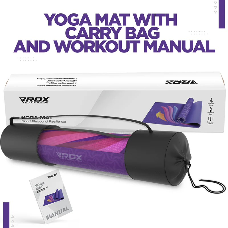 RDX D10 Iris 6mm PVC Tapis de Yoga - Image 8