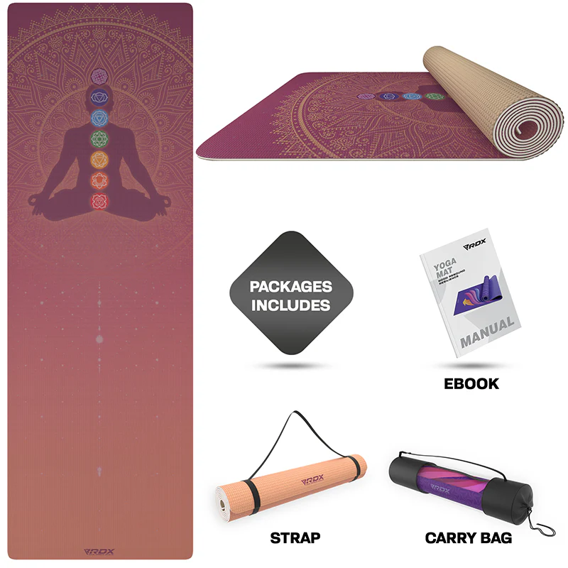 RDX D3 Iris 6mm PVC Tapis de Yoga - Image 4