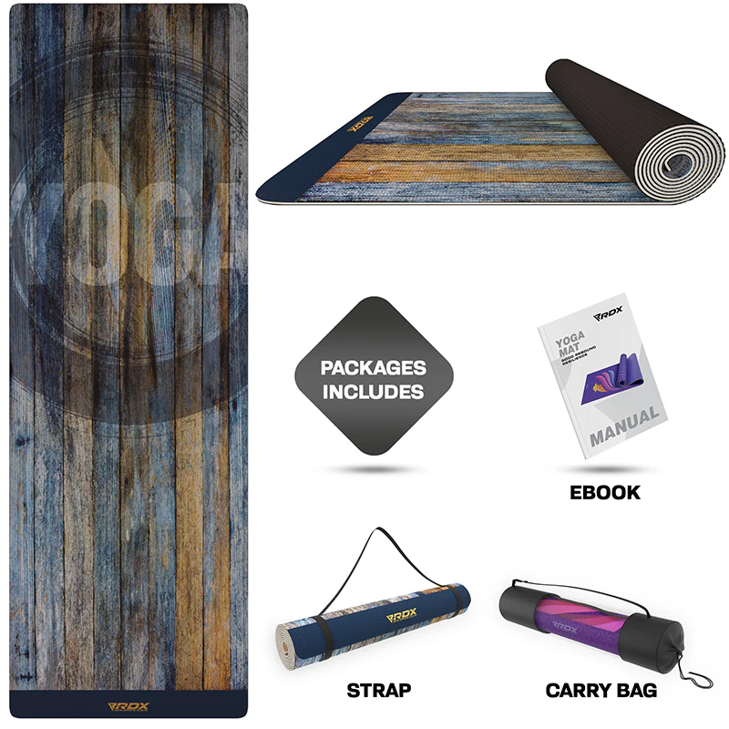 RDX D5 Iris 6mm PVC Tapis de Yoga - Image 4