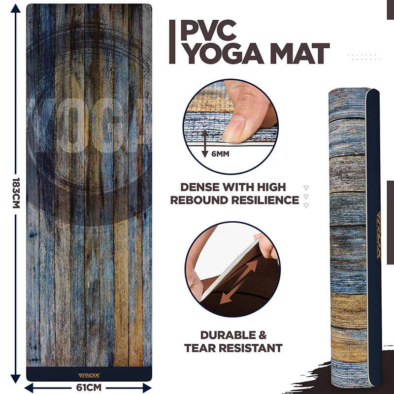 RDX D5 Iris 6mm PVC Tapis de Yoga - Image 6