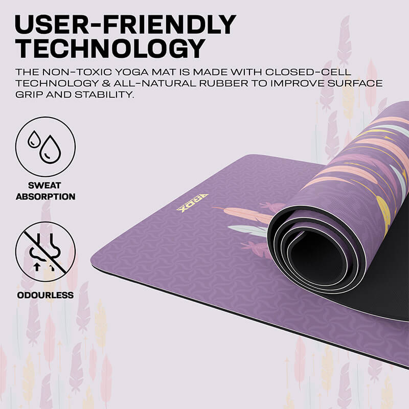 RDX D6 6mm Tapis De Yoga En Caoutchouc PU - Image 8