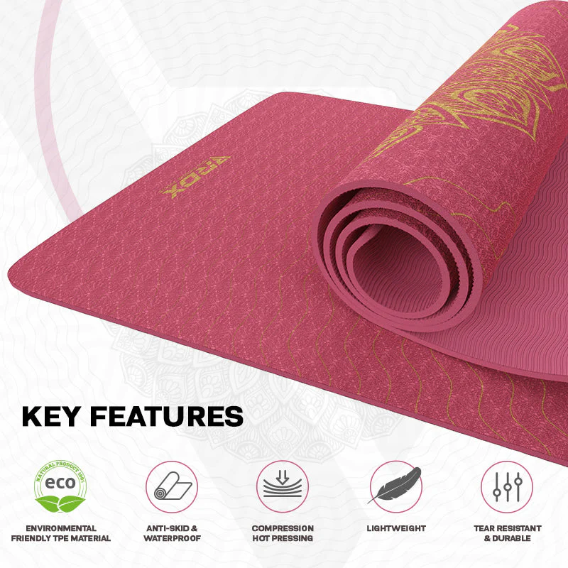 RDX D7 6mm Tapis De Yoga En Caoutchouc TPE - Image 7