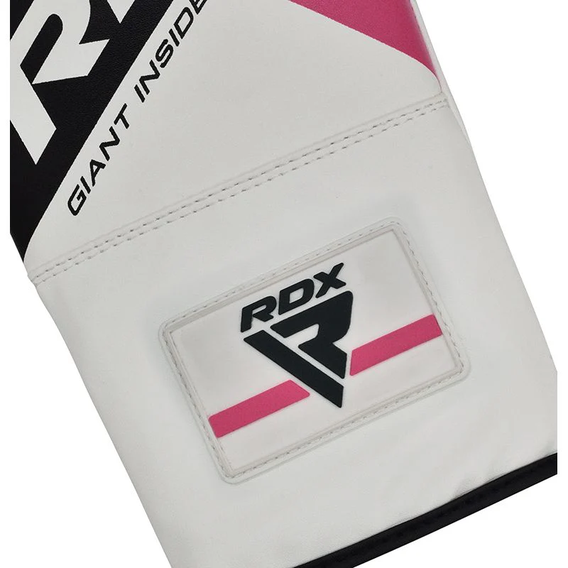 RDX F10 Gants De Boxe Blanc/Rose - Image 4