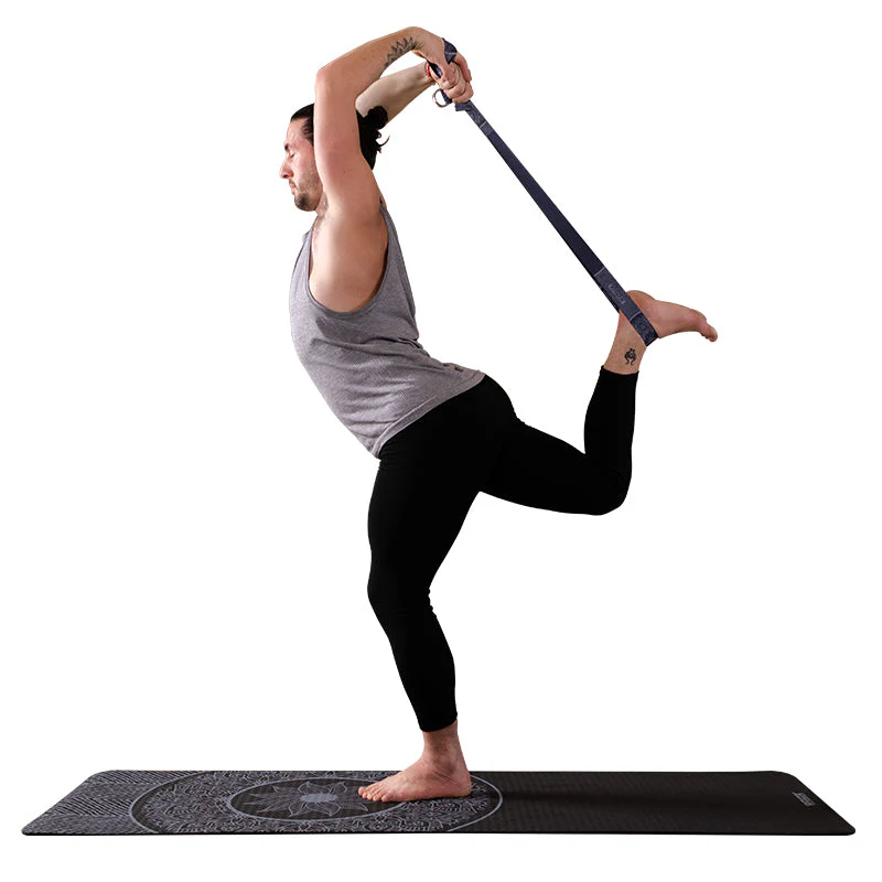 RDX F15 Sangle De Yoga Antidérapante En Coton Avec Boucle En D En Acier Inoxydable - Image 2