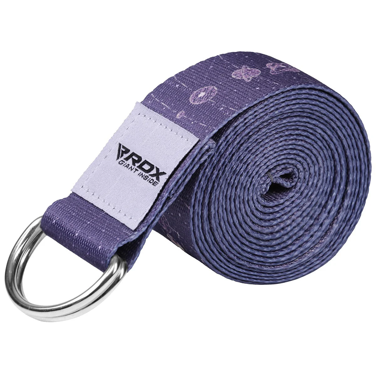 RDX F19 Sangle De Yoga Antidérapante En Coton Avec Boucle En D En Acier Inoxydable