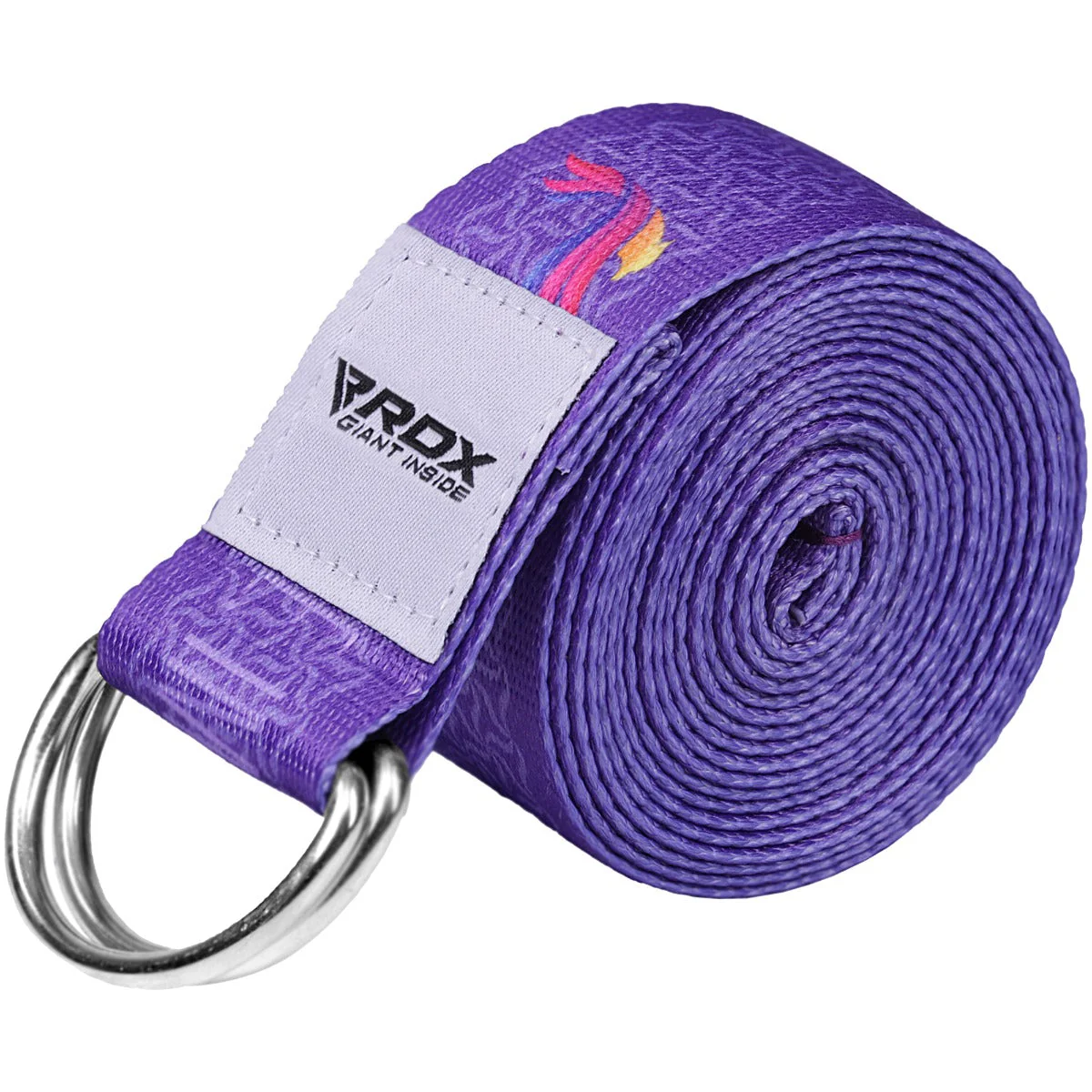 RDX F2 Sangle De Yoga Antidérapante En Coton Avec Boucle En D En Acier Inoxydable