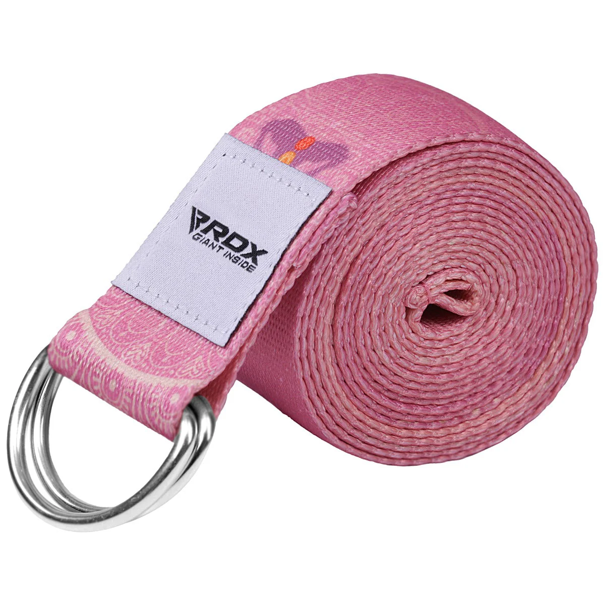 RDX F5 Sangle De Yoga Antidérapante En Coton Avec Boucle En D En Acier Inoxydable