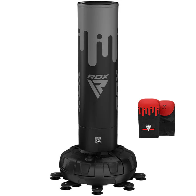 RDX F9 SAC DE FRAPPE SUR PIED 1M83 POUR ADULTES AVEC GANTS D'ENTRAÎNEMENT - Image 6