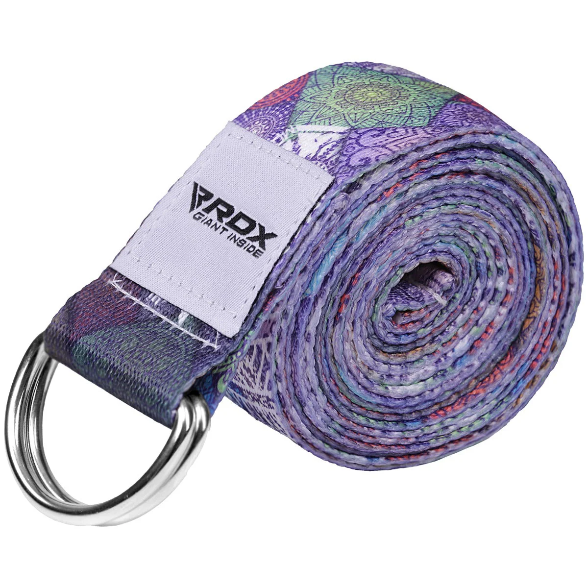 RDX F9 Sangle De Yoga Antidérapante En Coton Avec Boucle En D En Acier Inoxydable