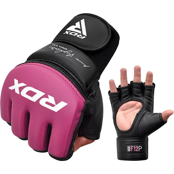 RDX GGR F-12 PLUS Gants de Grappling MMA Rose - Image 3