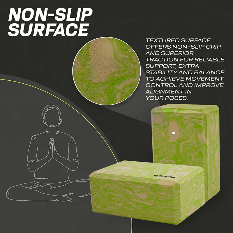 RDX GN Brique de yoga antidérapante en mousse EVA - Image 2