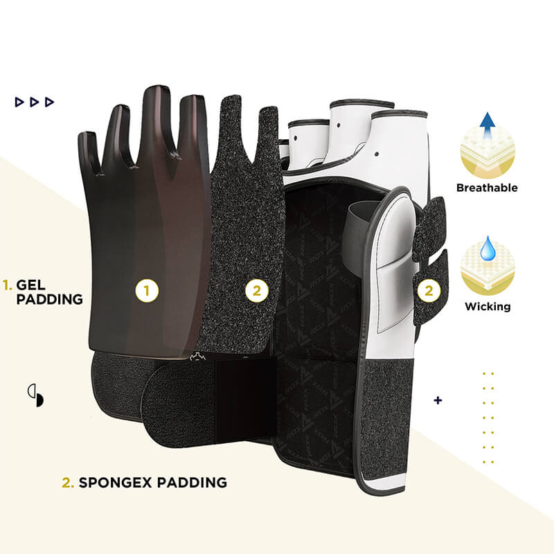 RDX T9 Hearse Noir MMA Gants de Grappling - Image 3