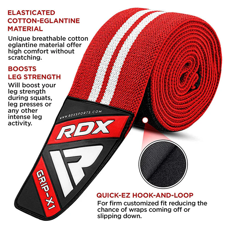 RDX K4 Bandes de genoux pour les exercices de musculation et d'haltérophilie - Image 14