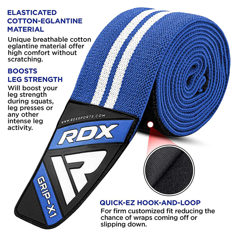 RDX K4 Bandes de genoux pour les exercices de musculation et d'haltérophilie - Image 5