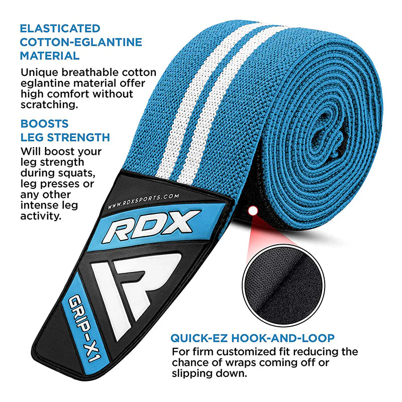 RDX K4 Bandes de genoux pour les exercices de musculation et d'haltérophilie - Image 9