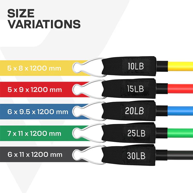 RDX L1 4-en-1 Tubes de Résistance 4.5 à 13.5kg avec Poignées - Image 3