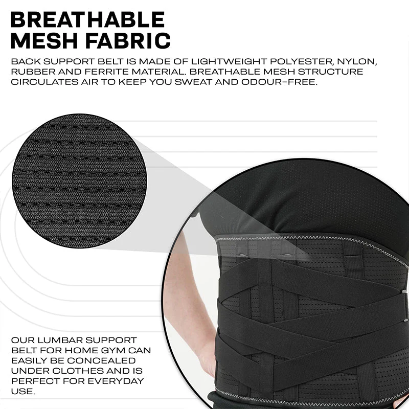 RDX PB Ceinture de Soutien Ajustable à La Taille, Rembourrée pour les Douleurs Lombaires - Image 3