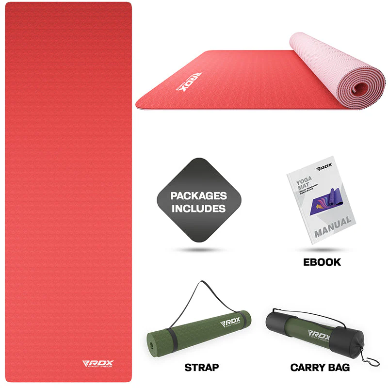 RDX PP 6mm Tapis De Yoga En Caoutchouc TPE - Image 2