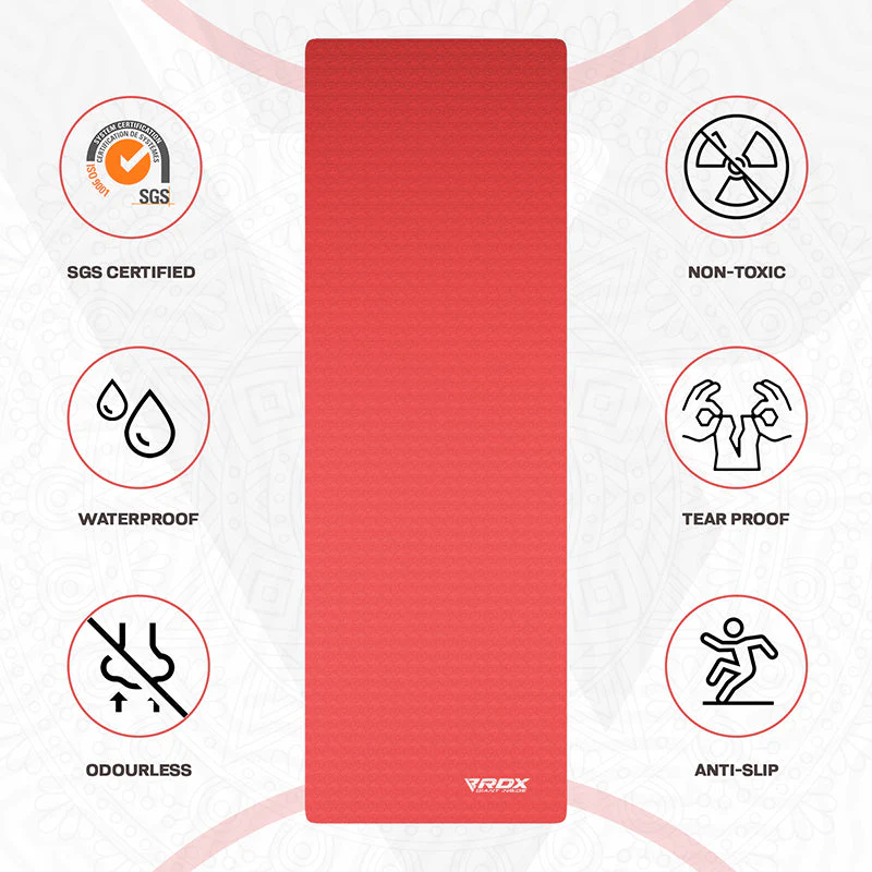 RDX PP 6mm Tapis De Yoga En Caoutchouc TPE - Image 4