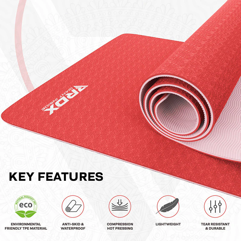 RDX PP 6mm Tapis De Yoga En Caoutchouc TPE - Image 7
