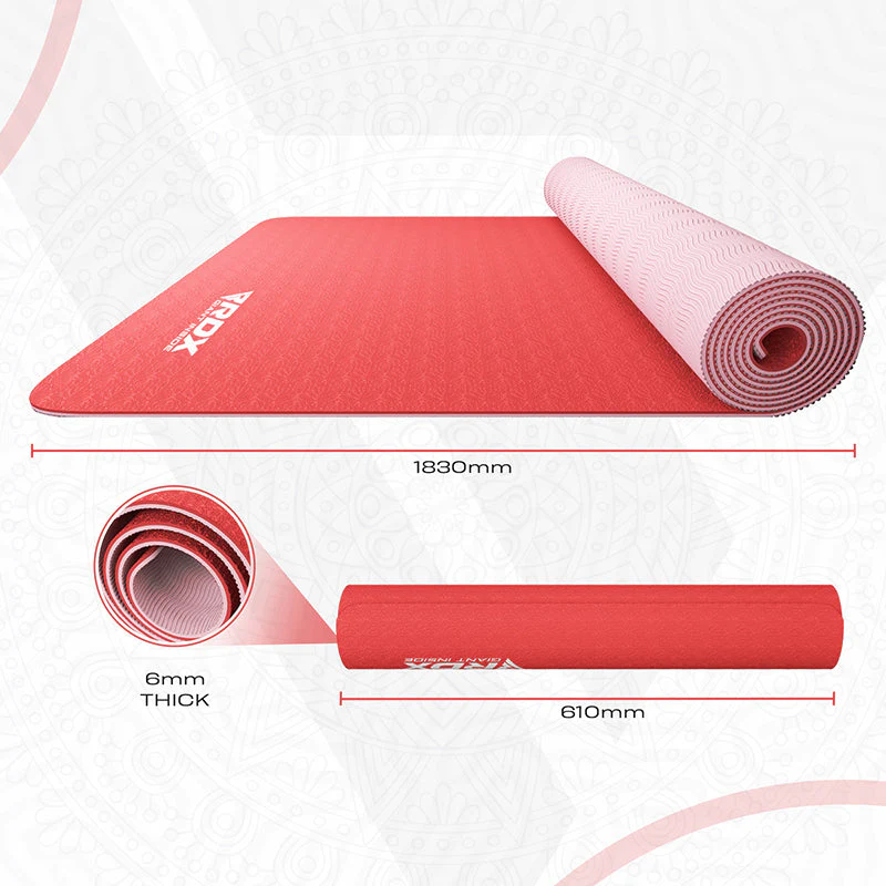 RDX PP 6mm Tapis De Yoga En Caoutchouc TPE - Image 8