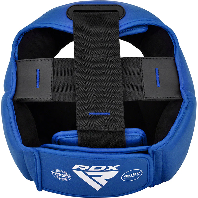 RDX Protège-tête en cuir IBA Approved Bleu - Image 3