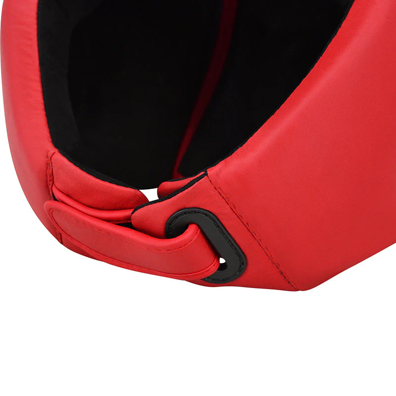 RDX Protège-tête en cuir IBA Approved Rouge - Image 4