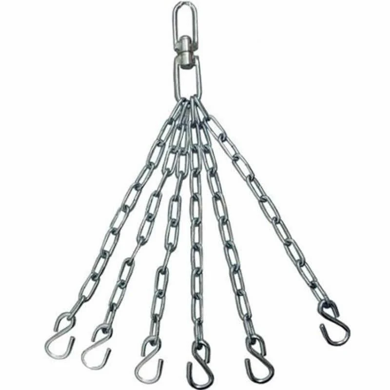 RDX X1 6 Crochets Silver Acier Sac de Frappe Chaîne