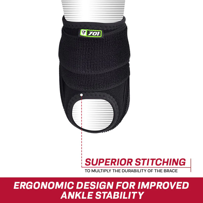 RDX A701 Triple Strap Ankle Support - Image 3