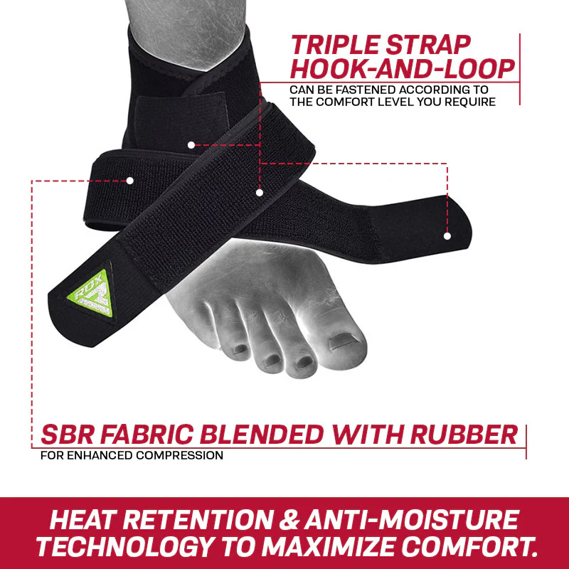RDX A701 Triple Strap Ankle Support - Image 5