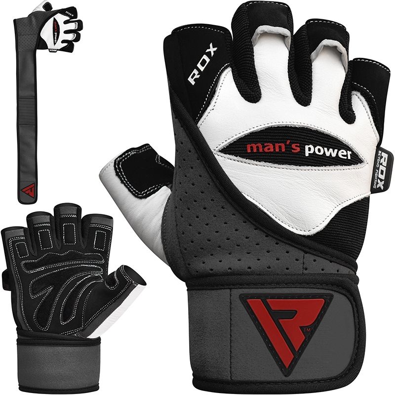 RDX L1 Cuir Gants de Musculation - Image 9