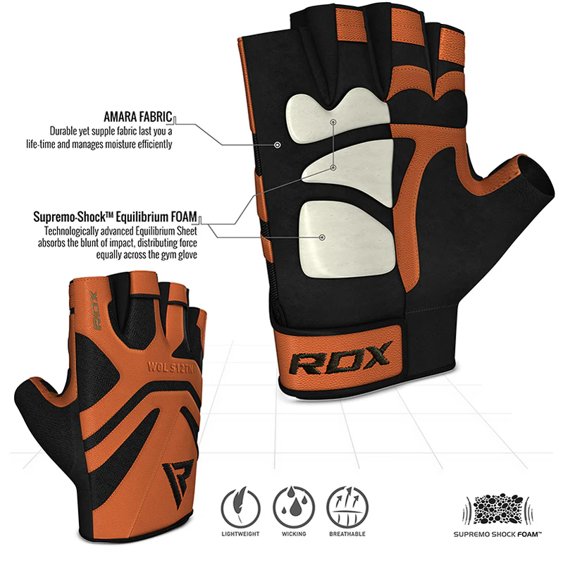RDX S12 Gants de Musculation - Image 6