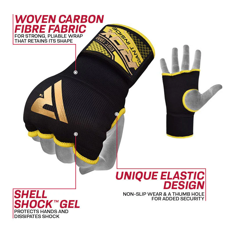 RDX IS 75cm Gel Sous Gants avec Sangle de Poignet - Image 9