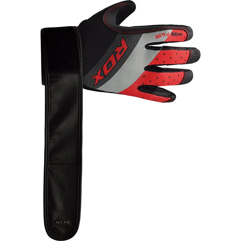 Gants de musculation RDX F41 à doigts longs et sangle de soutien du poignet pour l'haltérophilie - Image 3
