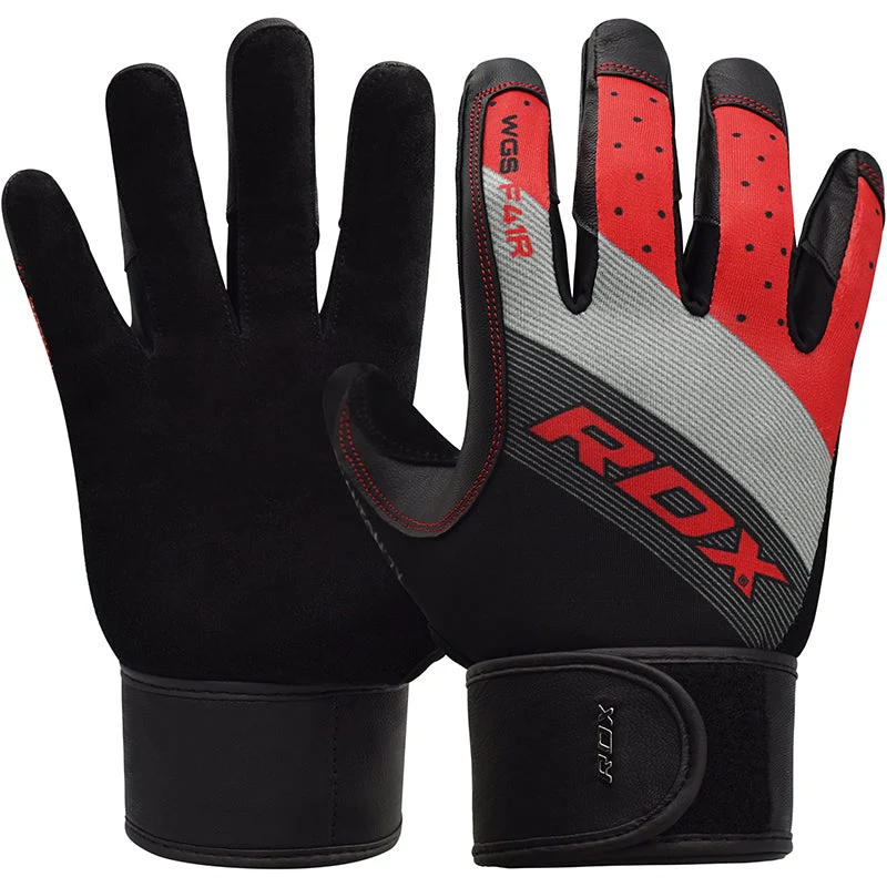 Gants de musculation RDX F41 à doigts longs et sangle de soutien du poignet pour l'haltérophilie - Image 9