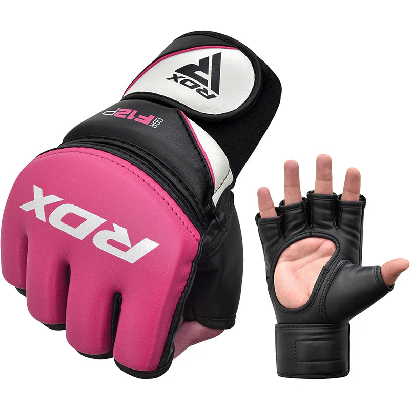 RDX F12 Femmes Rose MMA Gants de Grappling - Image 2