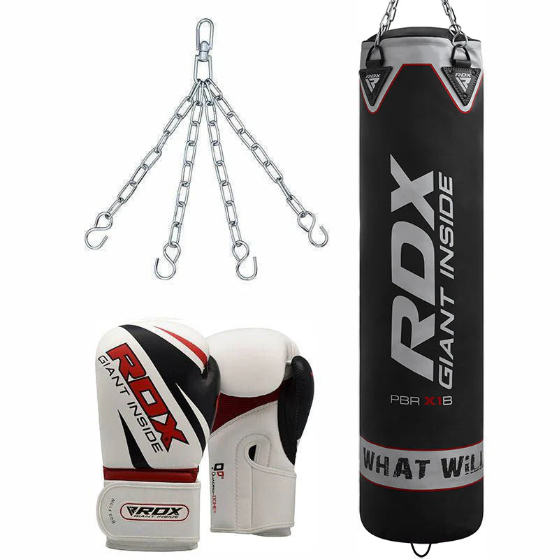 RDX X1 Sac De Frappe & Gants De Boxe Noir - Image 10