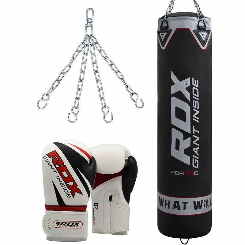 RDX X1 Sac De Frappe & Gants De Boxe Noir - Image 16
