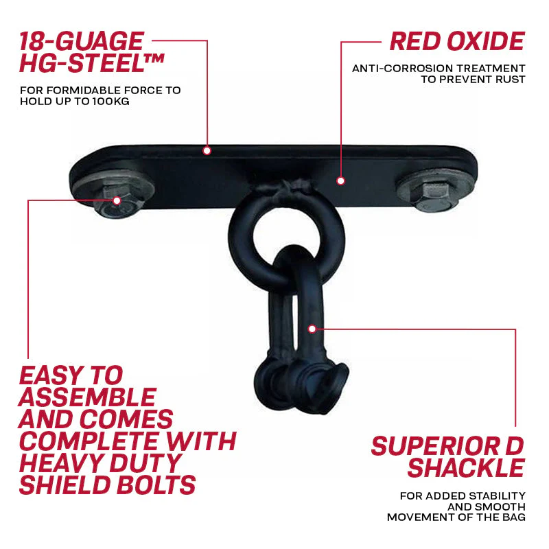 RDX X1 Noir Acier Crochet Plafond - Image 3