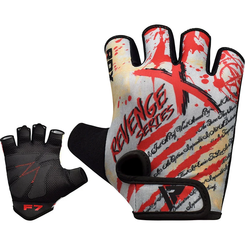 RDX F7 Rouge Revenge X Gants de Musculation - Image 2
