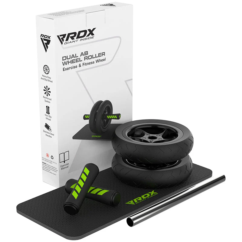RDX W1 2 En 1 Roue Abdominale & Tapis Pour Genoux