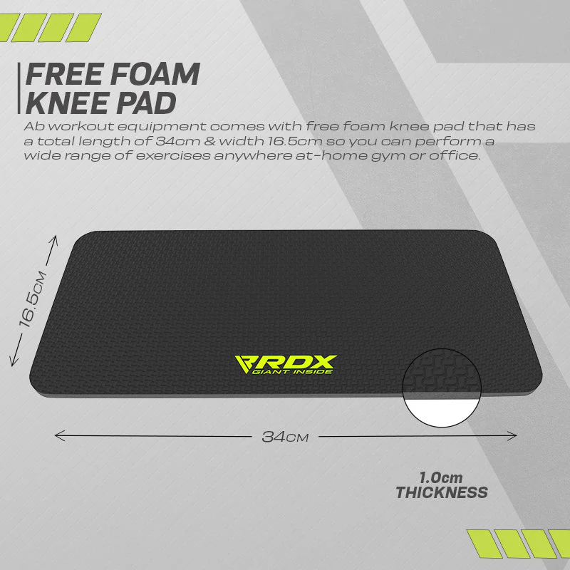 RDX W1 2 En 1 Roue Abdominale & Tapis Pour Genoux - Image 3