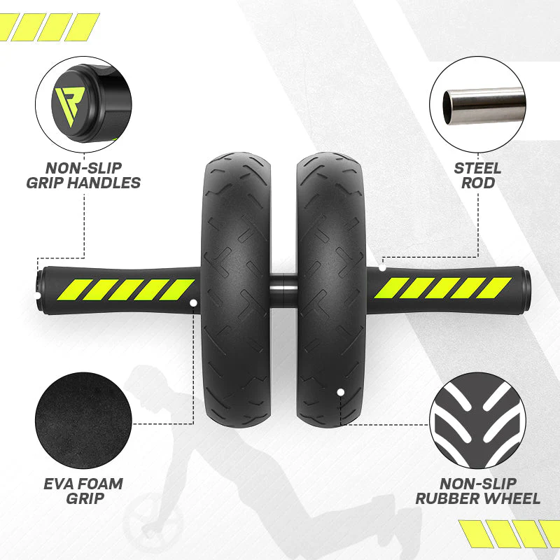 RDX W1 2 En 1 Roue Abdominale & Tapis Pour Genoux - Image 9